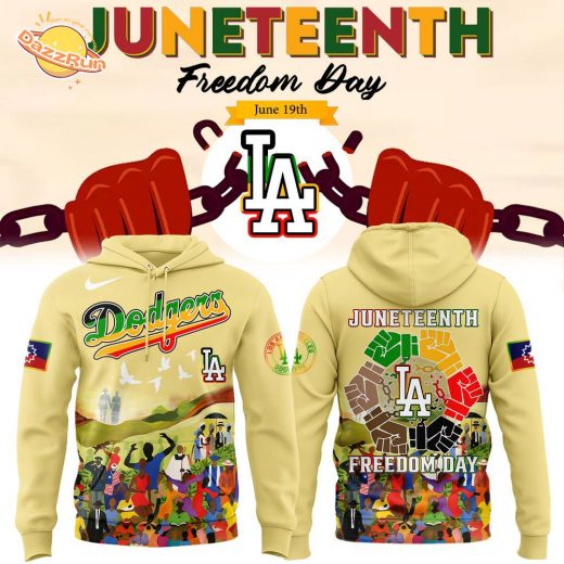 LA Dodgers x Juneteenth Freedom Day 2025 Hoodie