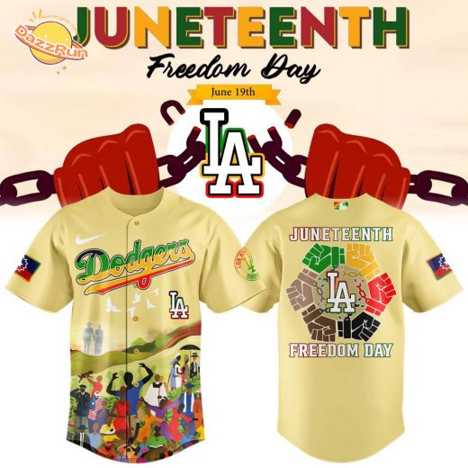 LA Dodgers x Juneteenth Freedom Day 2025 Jersey