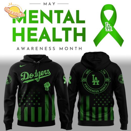 LA Dodgers x Mental Health Awareness Month 2025 Hoodie