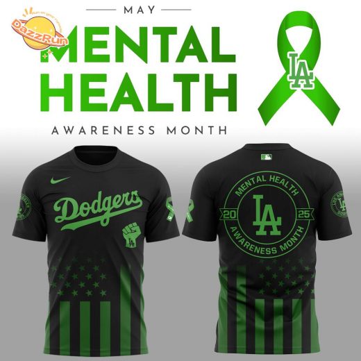 LA Dodgers x Mental Health Awareness Month 2025 Tshirt