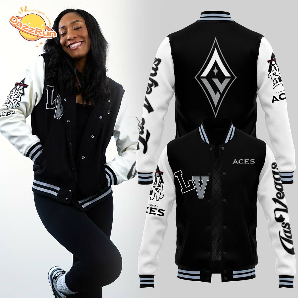 Las Vegas Aces Bomber Jacket Las Vegas Aces Bomber Jacket