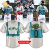 Yankees and Grateful Dead– Psychedelic Pinstripes Fusion 3D Baseball Jersey