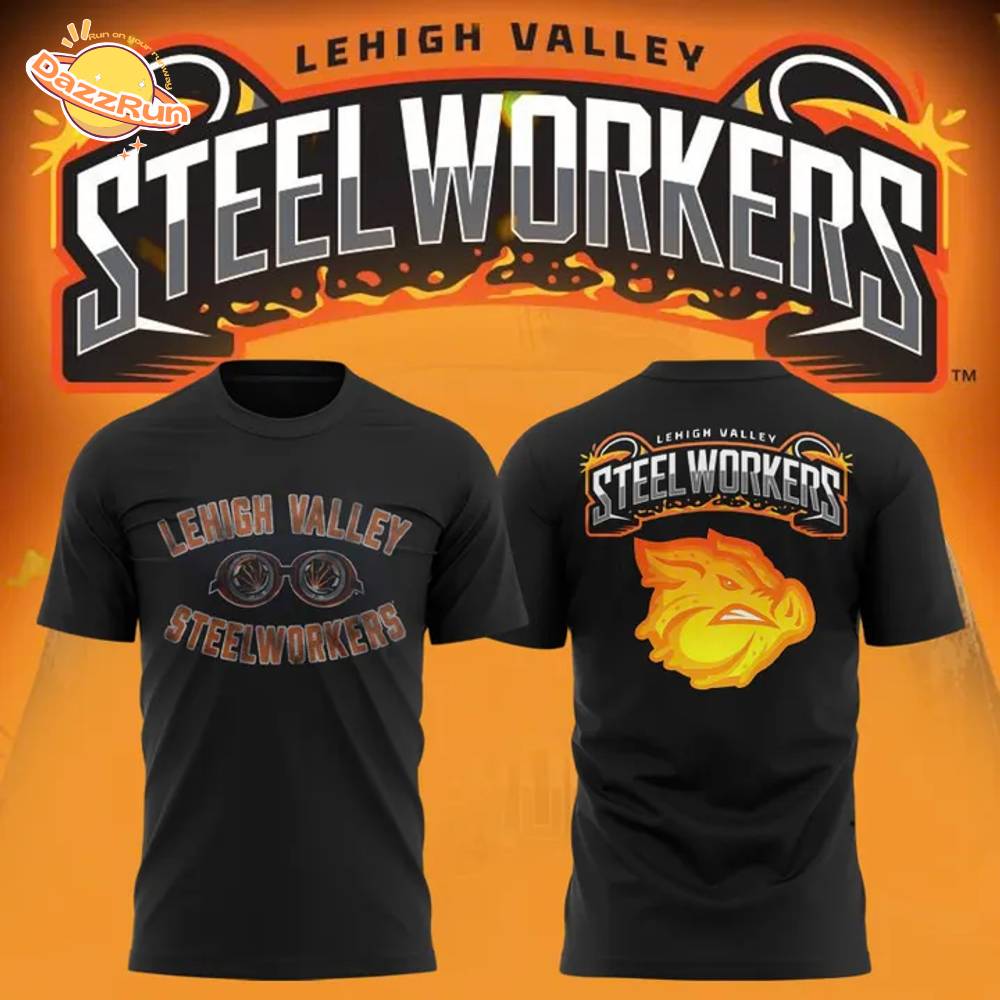 Lehigh Valley SteelWorkers Goggle Tee Lehigh Valley SteelWorkers Goggle Tee