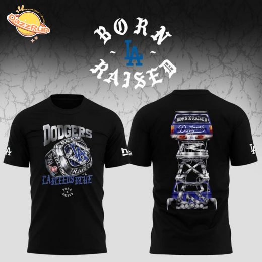 Limited Edition Los Angeles Dodgers x Bornxraised Tshirt 2025