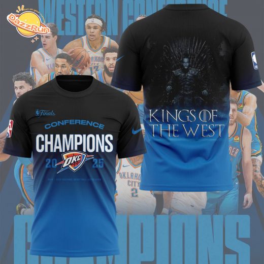 Limited Edition OKC Western Conference Champions 2025 Tshirt