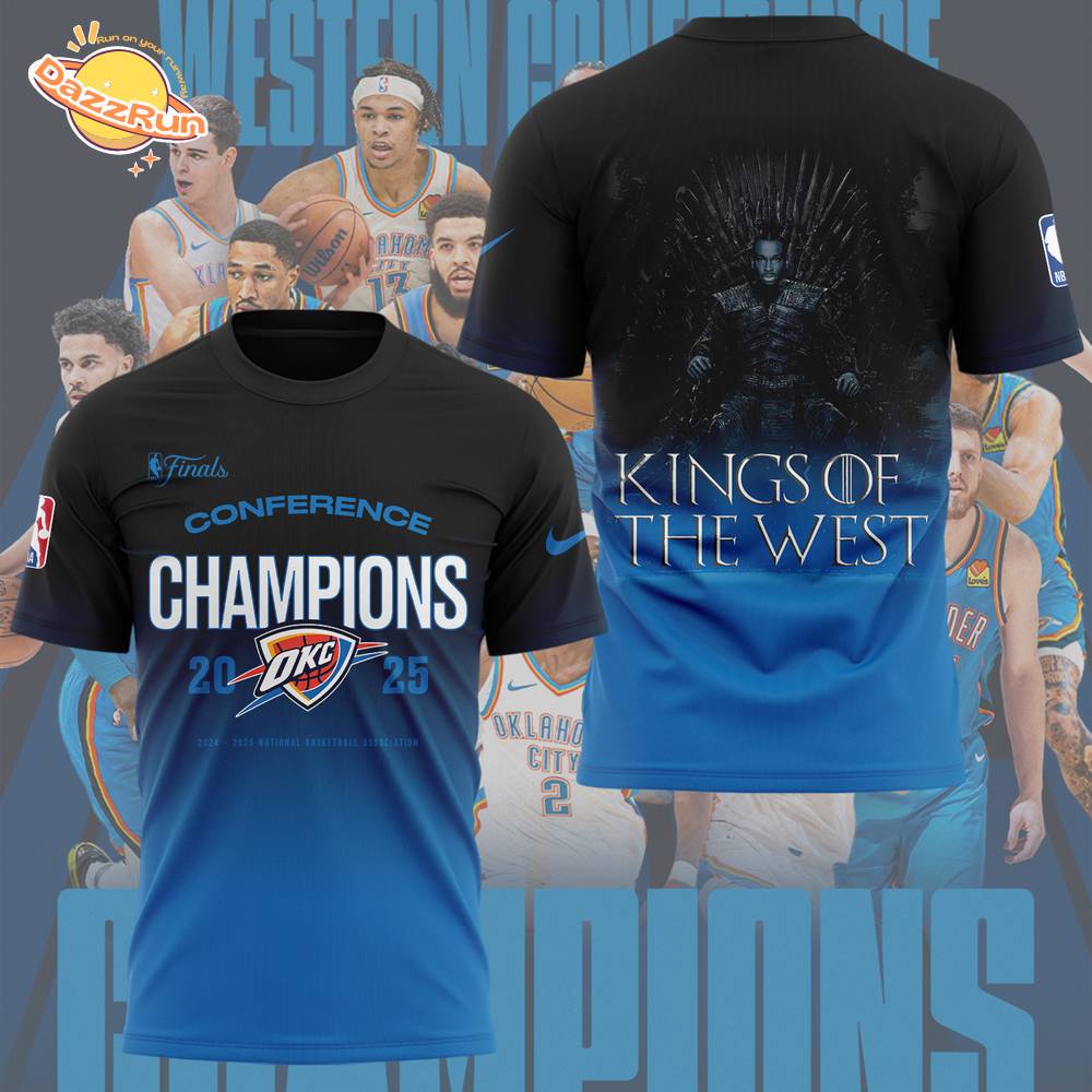Limited Edition OKC Western Conference Champions 2025 Tshirt Limited Edition OKC Western Conference Champions 2025 Tshirt