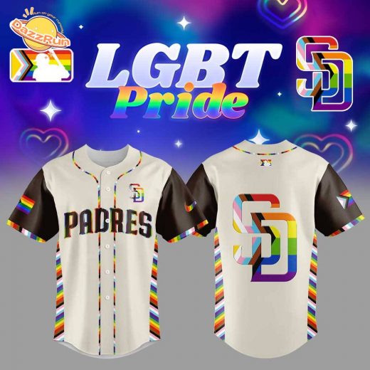 Limited Edition San Diego Padres LGBT Pride Night New Jersey