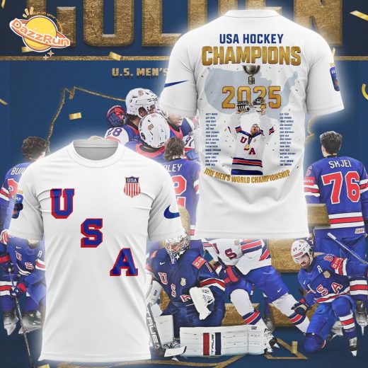 Limited Edition USA Golden White Tshirt