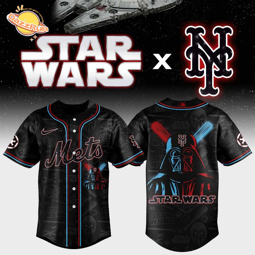 Limited New York Mets x Star Wars Night Black Jersey Limited New York Mets x Star Wars Night Black Jersey