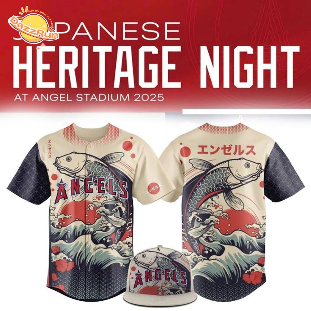 Los Angeles Angels 2025 Japanese heritage jersey Los Angeles Angels 2025 Japanese heritage jersey