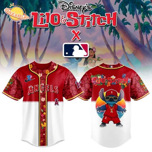 Los Angeles Angels MLB x Lilo & Stitch Jersey