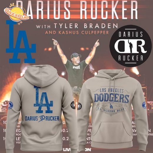 Los Angeles Dodgers Darius Rucker Hoodie 2025