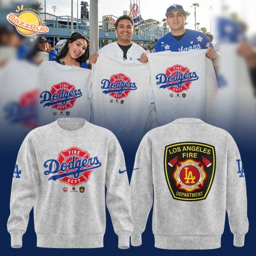 Los Angeles Dodgers Firefighter Appreciation Night Sweatshirt
