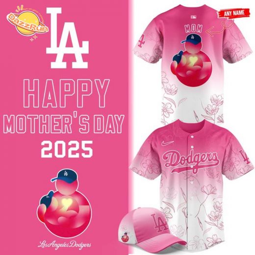 Los Angeles Dodgers Mother’s Day Baseball Jersey 2025