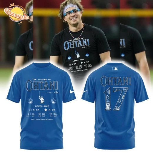 Los Angeles Dodgers Ohtani blue Tshirt