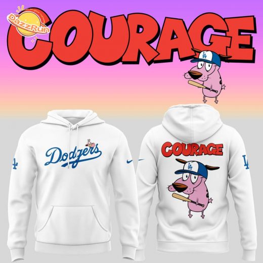 Los Angeles Dodgers x Courage Dog 2025 hoodie