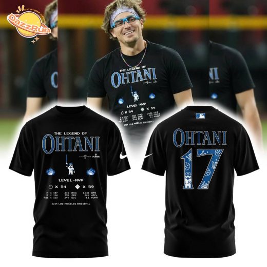 Los Angeles Dodgers x Ohtani Black Tshirt Hot Edition 2025