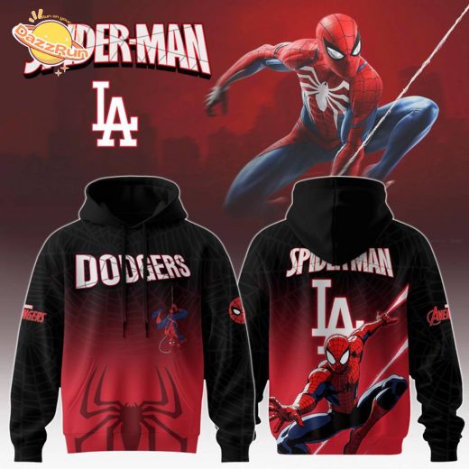 Los Angeles Dodgers x Spider Man Game Night Special Edition hoodie 2025