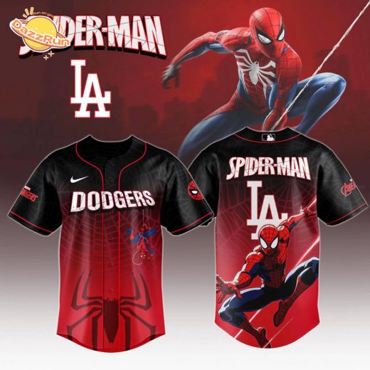 Los Angeles Dodgers x Spider Man Game Night Special Edition jersey 2025