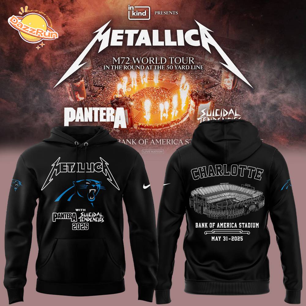 M72 World Tour x Carolina Panthers Black Hoodie 2025 M72 World Tour x Carolina Panthers Black Hoodie 2025