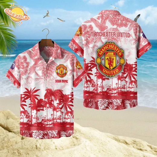 Manchester United F.C. Hawaiian Style Shirt