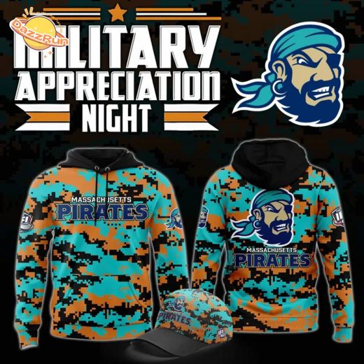 Massachusetts Pirates Military Nights Hoodie 2025