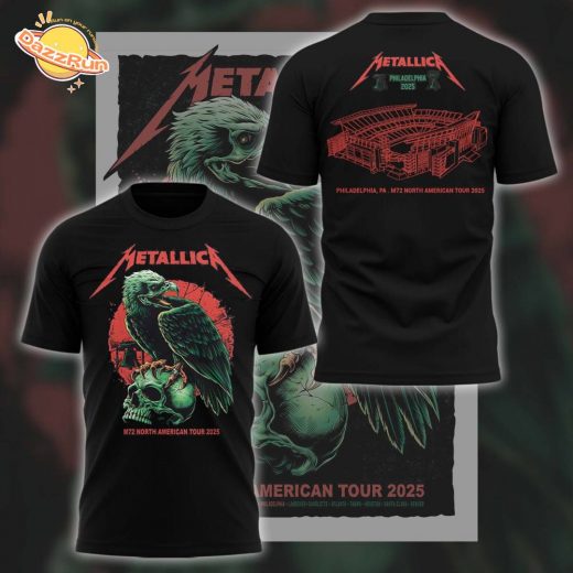 Metal M72 Philly Pop-Up Lincoln Financial Field Stadium TShirt