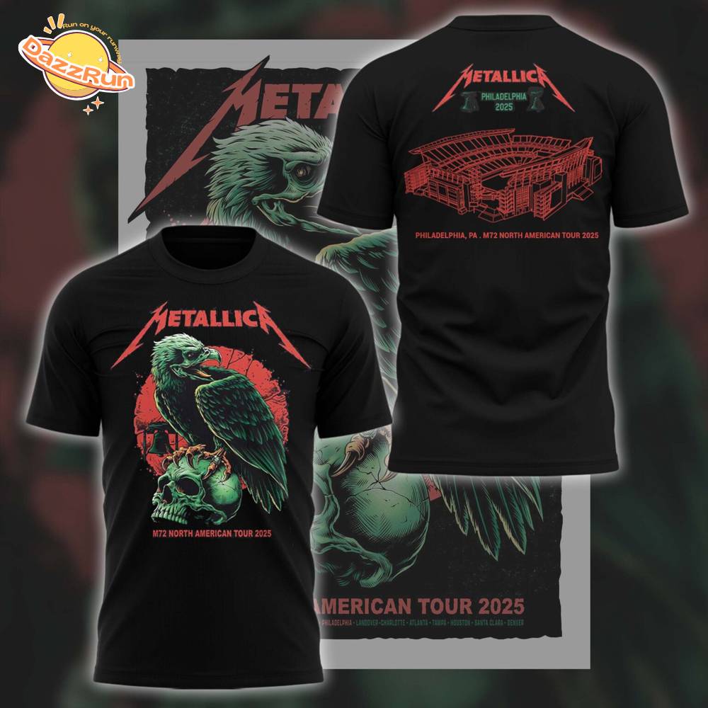 Metal M72 Philly Pop-Up Lincoln Financial Field Stadium TShirt Metal M72 Philly Pop-Up Lincoln Financial Field Stadium TShirt