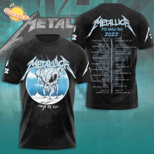 Metallica Freeze Band 3D Tshirt