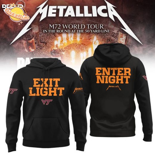 Metallica x Virginia “Exit Light Enter Night” Hoodie Black