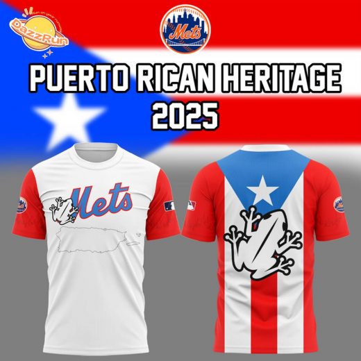 Mets x Puerto Rican Heritage tshirt 2025