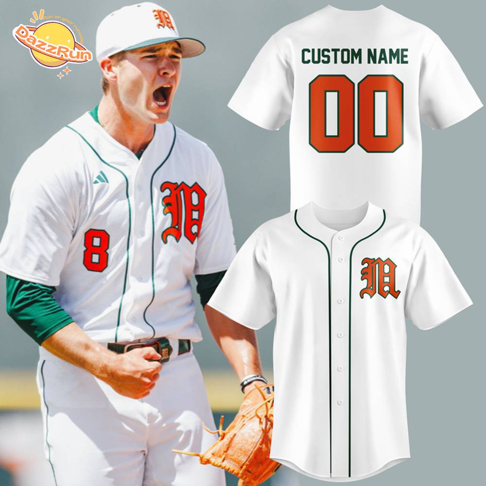 Miami Hurricanes Baseball jersey 2025 Miami Hurricanes Baseball jersey 2025