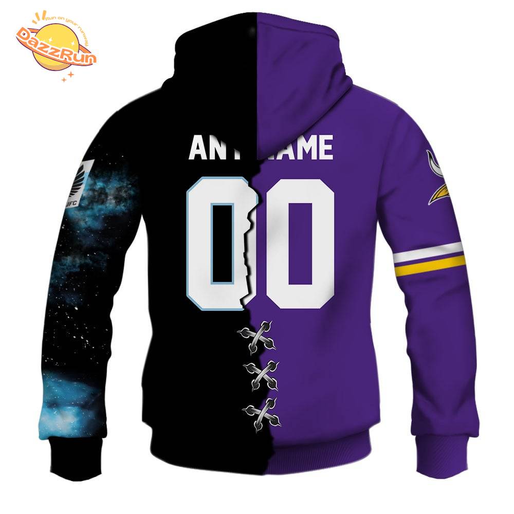 Minnesota United FC X Minnesota Vikings (MLS x NFL) Special Hoodie Minnesota United FC X Minnesota Vikings (MLS x NFL) Special Hoodie