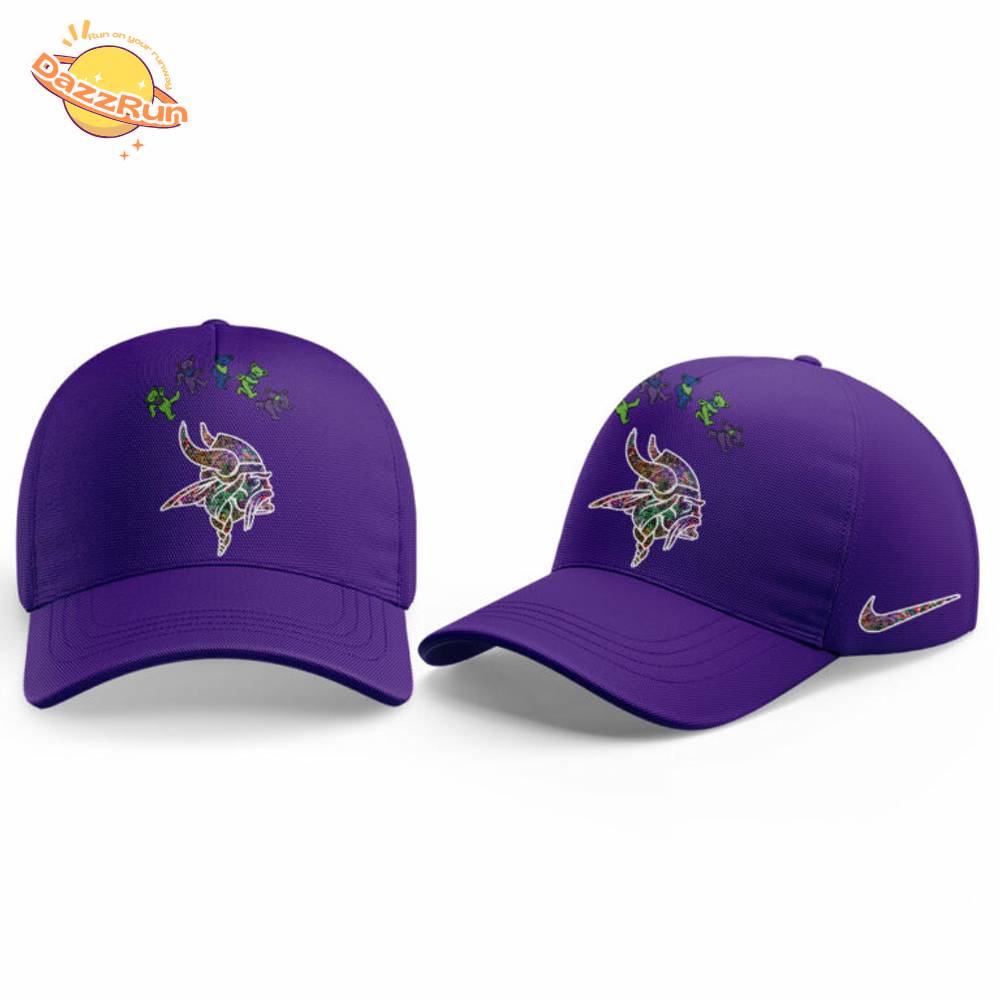 Minnesota Vikings Grateful Dead Night New Version Purple Hoodie + Pants + Cap Minnesota Vikings Grateful Dead Night New Version Purple Hoodie + Pants + Cap