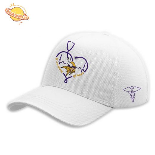 Minnesota Vikings NURSES NIGHT Combo White Tshirt