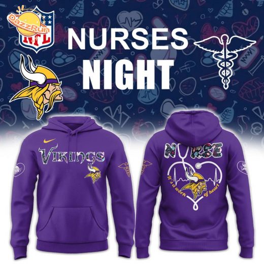 Minnesota Vikings NURSES NIGHT Hoodie