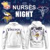 Detroit Lions Nurses Appreciation White Hoodie