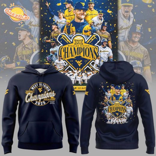 New Big 12 Regular Season Title Navy Hoodie