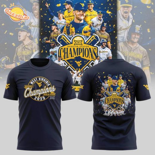 New Big 12 Regular Season Title Navy Tshirt