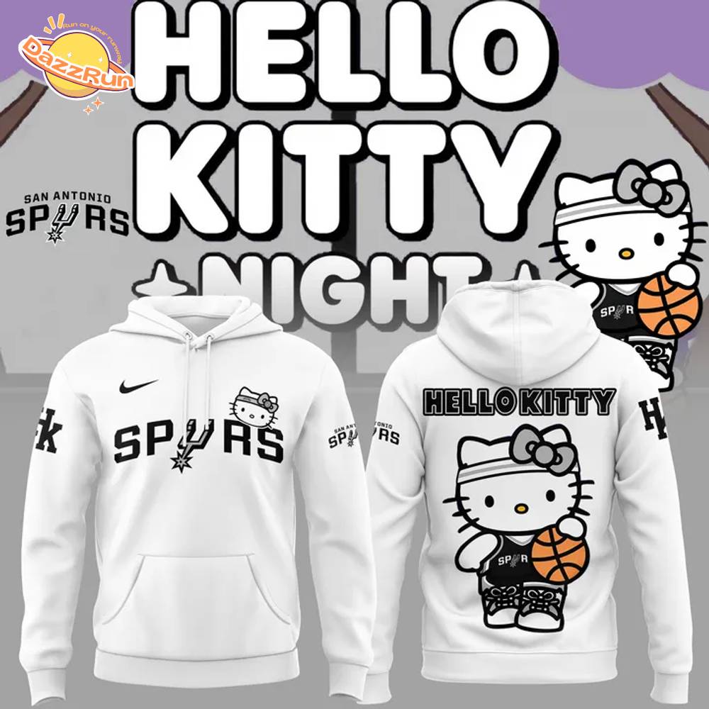 New San Antonio Spurs x Hello Kitty Hoodie New San Antonio Spurs x Hello Kitty Hoodie