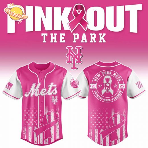 New York Mets X Pink Out The Park-3D Baseball Jersey