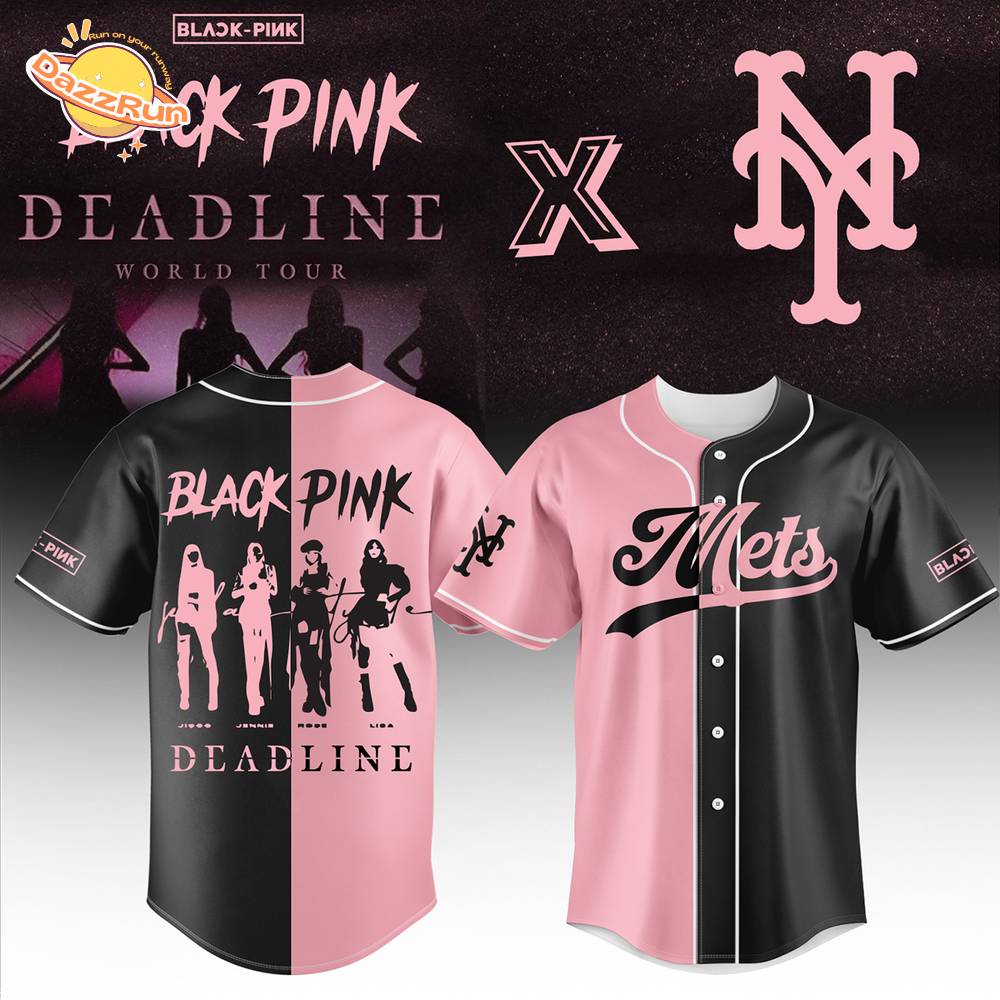 New York Mets x BLACKPINK baseball jersey New York Mets x BLACKPINK baseball jersey