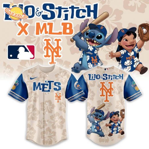 New York Mets x Lilo & Stitch 2025 Baseball Jersey Combo