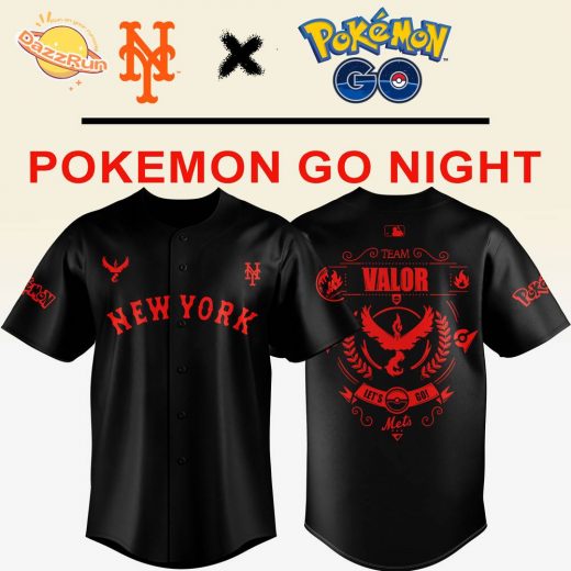 New York Mets x Pokemon Team Valor Jersey 2025