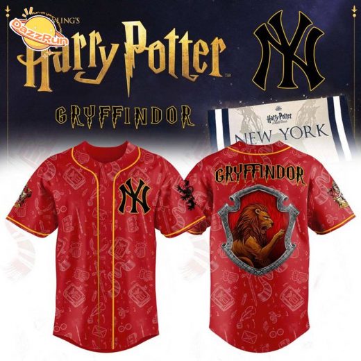 New York Yankees x 2025 Harry Potter Limited Jersey (Gryffindor ver)