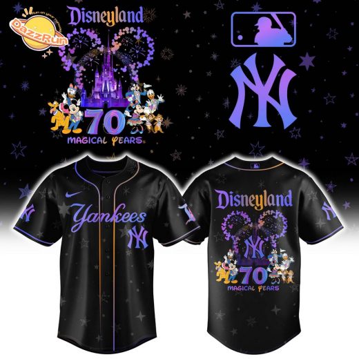 New York Yankees x Disneyland 70th Baseball Jersey