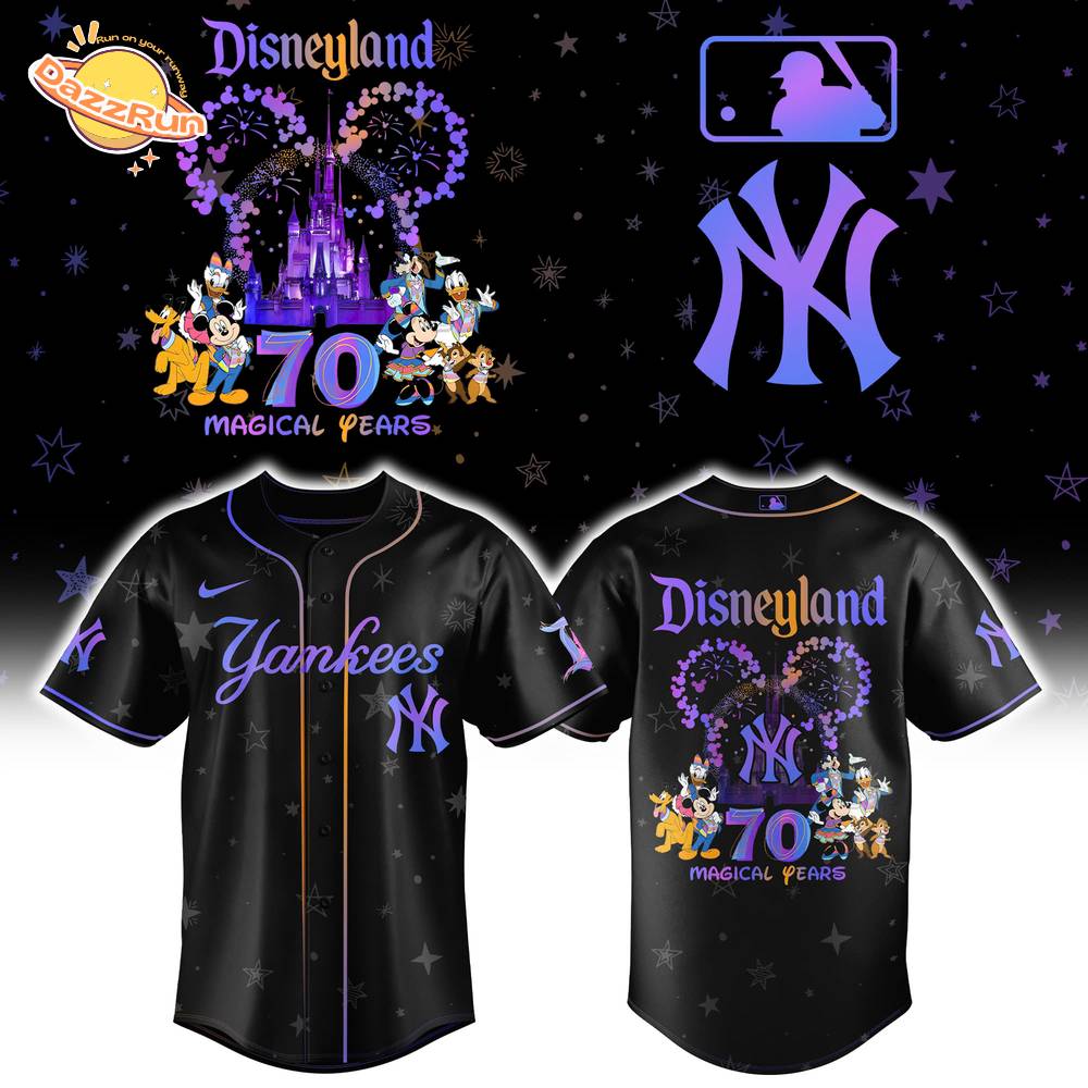 New York Yankees x Disneyland 70th Baseball Jersey New York Yankees x Disneyland 70th Baseball Jersey