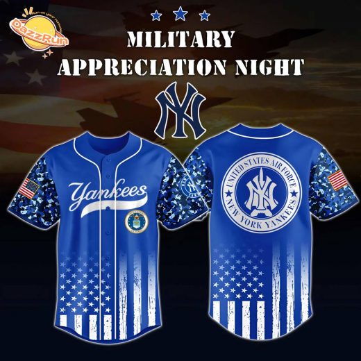 New York Yankees x US Air Force Appreciation Night Special Edition-3D Baseball Jersey