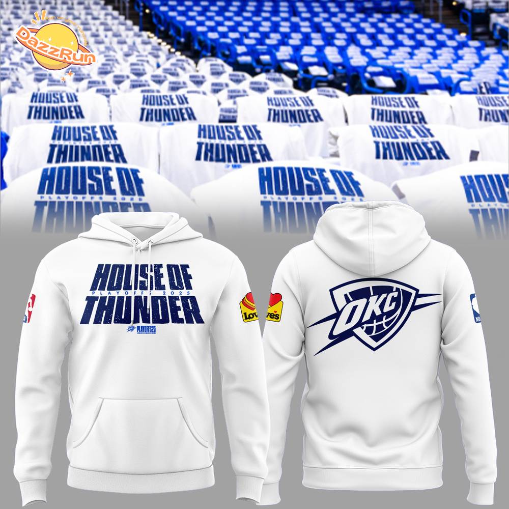 OKC ‘House Of Thunder’ 2025 Hoodie OKC ‘House Of Thunder’ 2025 Hoodie