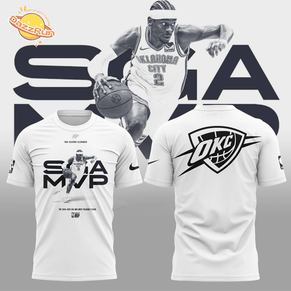 OKC x The Mvp 2024-2025 White Tshirt OKC x The Mvp 2024-2025 White Tshirt